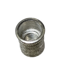 (QTY:100) AUVECO 10268, 8-32 NUTSERT INSERT 1/4 HOLE STEEL TIN PLATED GRIP 0.030