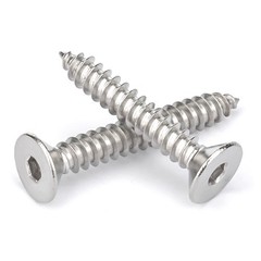 Hex Socket Countersunk Flat Head Self Tapping Screws 304 Stainless Steel M2-M6