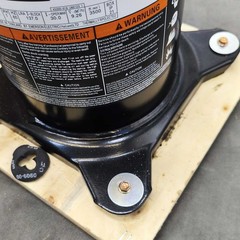 Compressor 208-230V 1PH 60Hz 4 Ton R22/R407C for Copeland Scroll ZR48K5E-PFV-130