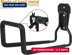PeoMev Metal Garden Hose Holder – Heavy Duty Hose Hanger Wall Mounted Water Hose