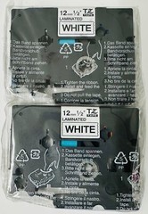 New Genuine Brother P-Touch TZ-231 2PK Black on White Tape Bag