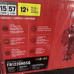 Fill-Rite FR1220HDSQ 12V 15 GPM Pump 1” Inlet 3/4” Outlet + Hose + Nozzle NEW