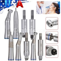 LED Electric Handpiece 1:5 1:4.2 1:1 Contra Angle Fiber Optic Dental 4H Motor US