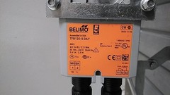 Dayton 3C726 100/240VAC 21 In Rough Opening Motorized Control Damper