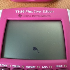 TI-84 Plus Pink Silver Edition & TI-84 Plus Black – Texas Inst. Calcutors Work