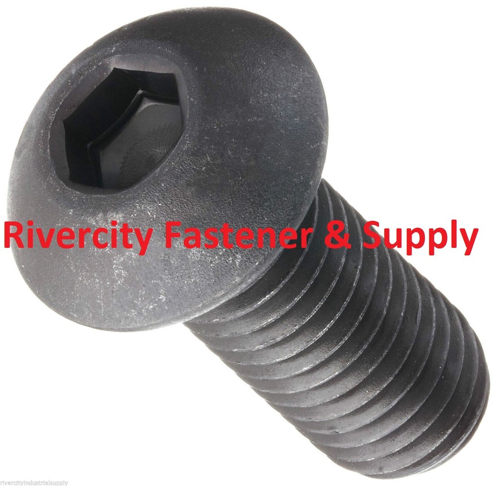 3/8-16×1/2 Button Allen Head Cap Screws 3/8×16 x 1/2 Bolts 3/8 x 16 x 1/2