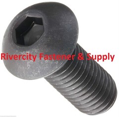 3/8-16×1/2 Button Allen Head Cap Screws 3/8×16 x 1/2 Bolts 3/8 x 16 x 1/2
