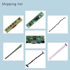 DVI VGA LVDS Display Controller Board 30 Pin 1920×1080 21.5 23 27 Inch LCD