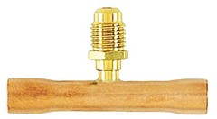 C&D Copper Access Tee Valve 3/8″ CD8438 Package of 2