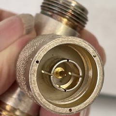 T Shaped Connector Amphenol UG-107B/U 91836