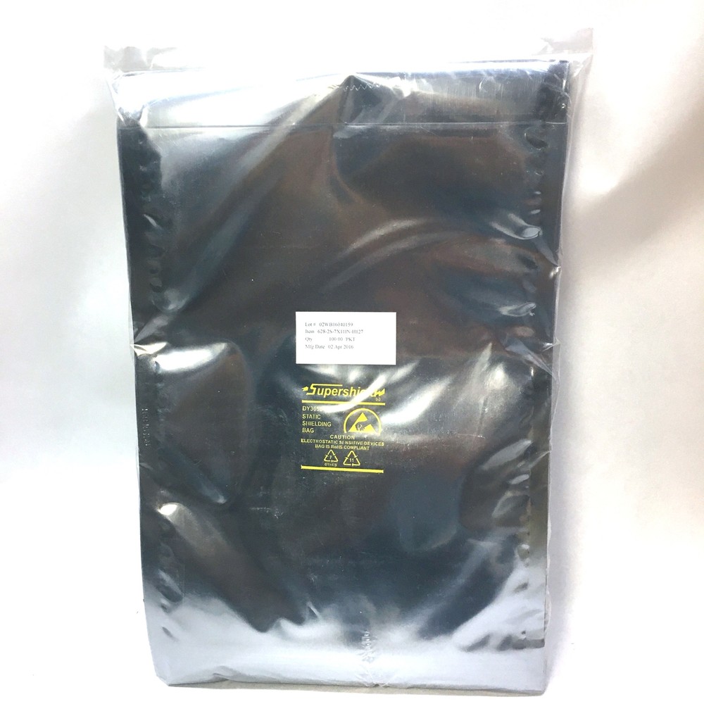 STATIC SHIELDING BAGS New 7″X11″ Supershield Open End Bags. DY3650-628
