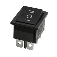 2x On/Off/On 6-Pin DPDT Rocker Switch 3-Position Rating 15A 250V/20A 125V AC DC
