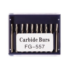 Dental Midwest FG #557 Clinic Length Cross Cut Carbide Burs 100pcs/10 Packs