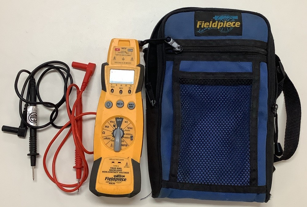 Fieldpiece HS36 Expandable True RMS Multimeter – PreOwned – Free Shipping!