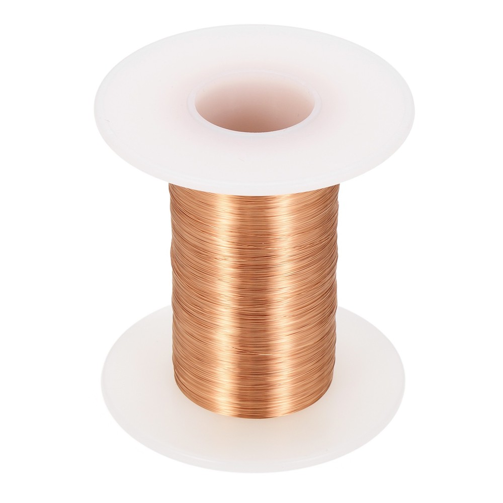 44 AWG Magnet Wire, 44 Gauge 2 oz Enameled Copper Wire, 155C(311F), Copper Color