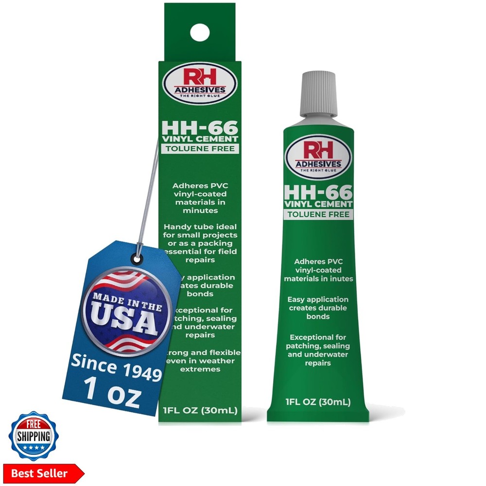 HH-66 Toluene Free Vinyl Cement 1 oz – Vinyl Adhesive, Cement Glue, Industria…