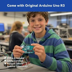 Arduino Starter Kit with Original Uno R3 RoHS Compliant 34 Projects Electronic