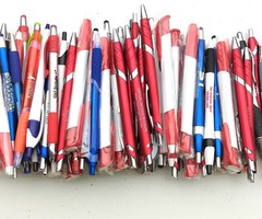 100ct Wholesale Mixed Lot Misprint Ball Point Retractable Click Pens
