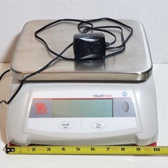 Ohaus Valor 1000 Model V12P10T with Power Supply Adapter Max 10 kg/20 lb Tested