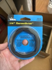 Ideal Thermo Shrink 1/4” Heat Shrinkable Tubing Box Of 5 NEW