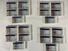Dentsply Tulsa Dental Vortex Blue 21, 25, 30mm all Taper rotary files 6/pk