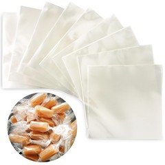 600pcs Clear Candy Wrappers 5 x 5inches Cellophane Candy Wrappers Wrapping P…