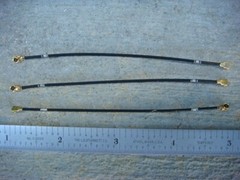 LOT 25 IPEX micro coaxial MHF type Female-Female jumper cables – New and Unused
