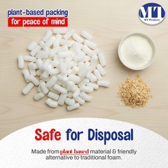MT Products Off-White Packing Peanuts – Bulk Shipping Peanuts for Fragile Times