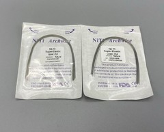 Dental Orthodontic Arch Wire Super Elastic Niti Round Rectangular Natural Form