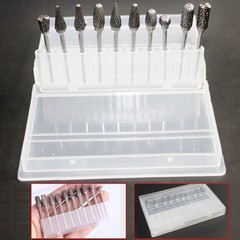 10X Tungsten Carbide Dental Acrylic Bur Drill Coarse Cutter 2.35mm Shank US3903
