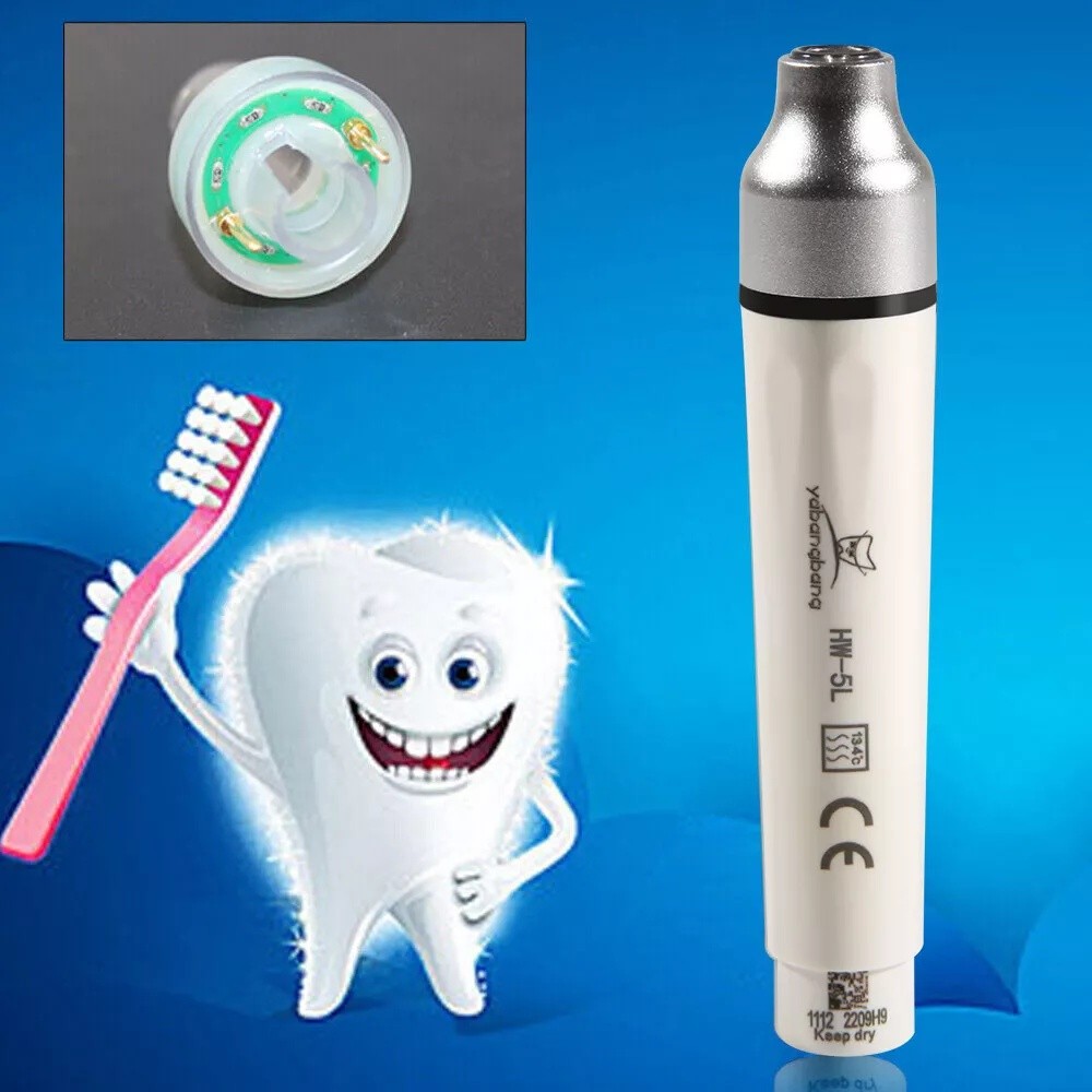 HW-6L Dental Ultrasonic Scaler Handpiece with LED Fit EMS Woodpecker SATELEC NSK