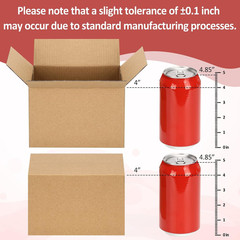6X4X4-Small-Shipping-Boxes-30-Pack-Brown-Corrugated-Box-Mailers, Cardboard Boxes