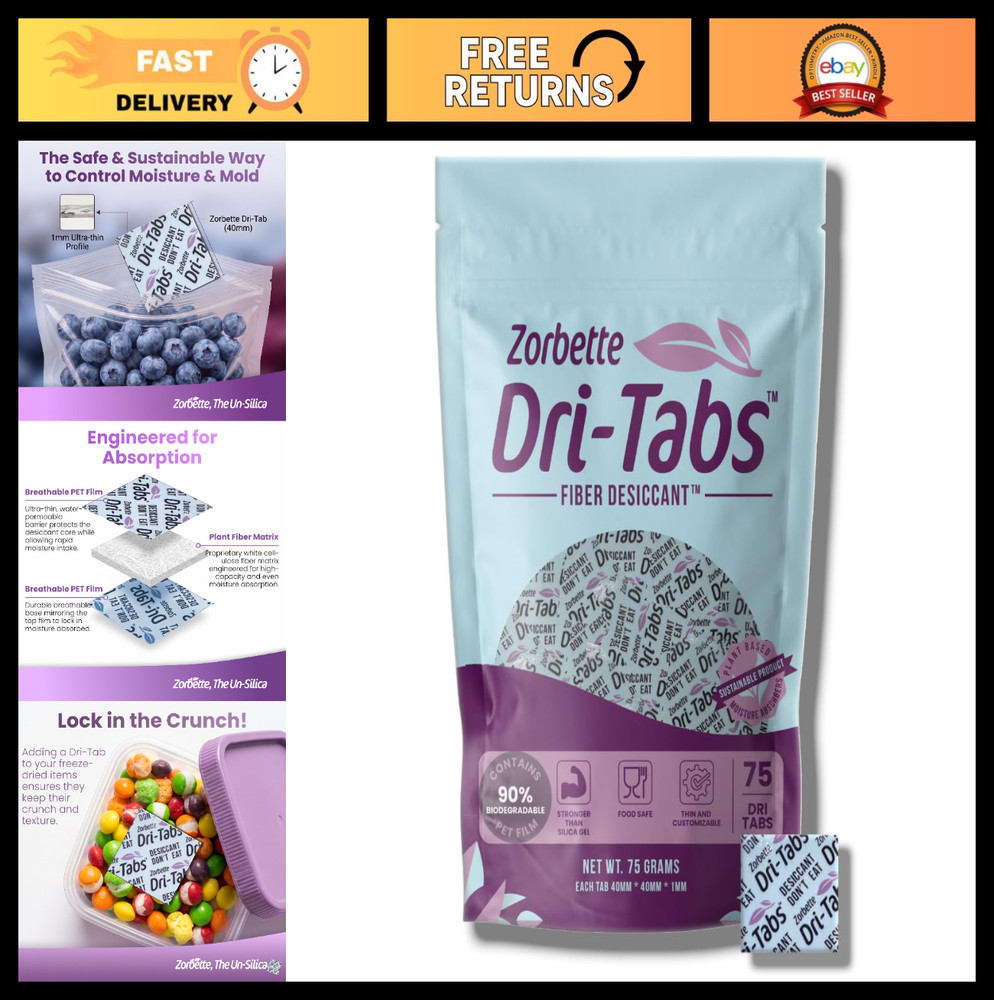 Eco-Friendly Moisture Absorbers – Food-Safe Desiccant for Fruits, Veggies & Snac