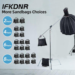 2 Packs Sandbags, Heavy Duty Sand Bags with 4 PE Bags, Sand Bags with Buckle Str