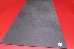 ABS Sheet Haircell Textured, 1 Side, Black, .062″ (1/16″) x 12″ x 24″, 4 Units