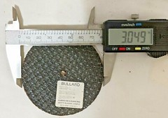 3″ x 1/8″ x 5/32″ CUT-OFF WHEEL BULLARD 53333-1 [25,000 RPM] (QTY: 5) USA NOS