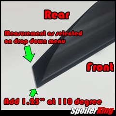 SpoilerKing #380K Universal 30″- 55″ Custom Rear Polyurethane Trunk Spoiler Wing