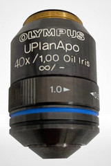 Refurbished Olympus UPlanApo 40x Oil Microscope Objective with 3 Months Warranty
