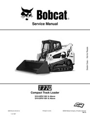 Bobcat T770 Compact Track Loader Service & Operator’s Manual Set PDF USB