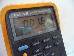 Very Clean Used Fluke 87 TRMS MultiMeter w/ Leads Multimeter Works USA Made