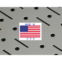 2 Pack Metal Wall Pegboard Peg Board Panel Organizer Shelf Display Tools Garage