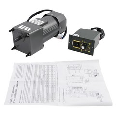 1:3(3K) 0-450 RPM 110 V AC Gear Motor +Speed Controller +Reducer