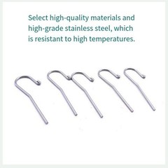 10pcs Dental Lip Hook Clip Stainless Root Canal Finder Endo Apex Locator