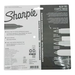 12 Markers Sharpie Assorted Color Fine Point Permanent Markers