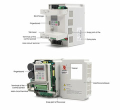 2.2KW ATC ISO20 Water Cooled Spindle Motor Automatic Tool Changer+VFD Inverter