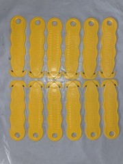 Qty 12 Klever Kutter Yellow KCJ-1Y Safety Box Cutters, USA