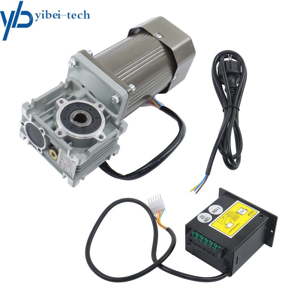 High-Torque Worm Gear Motor,Speed Controller AC 120W 110V Reduction Ratio 1:40