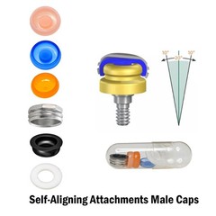 Dental Locator Abutment Compatible Multi Implant Systems Overdenture Attachment