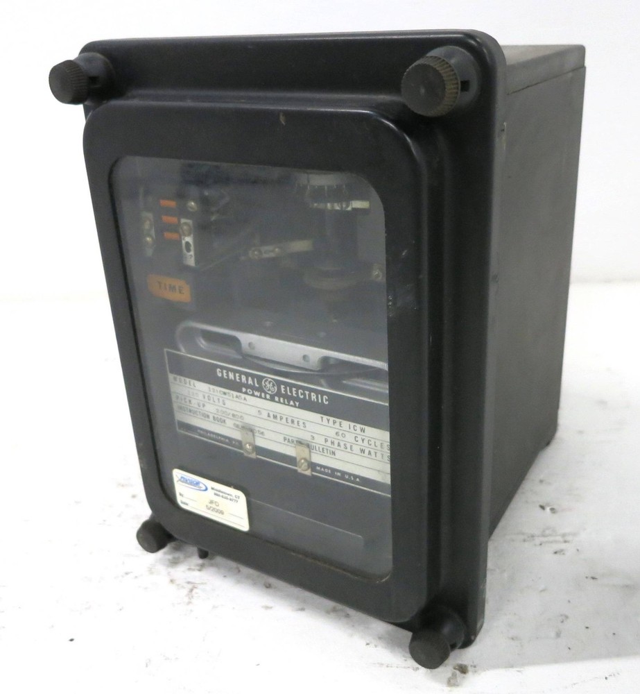GE 12ICW51A5A Power Relay Type ICW 120V 5A 60 Cycles VAR 3PH Pick-Up 200/800