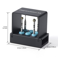 Dental Degranulation Burs Kit Osseous Debridement Soft Tissue Removal Diamond